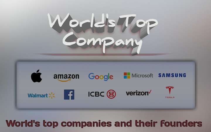 विश्व के टॉप कंपनी और उनके संस्थापक | दुनिया के टॉप 26 कंपनी